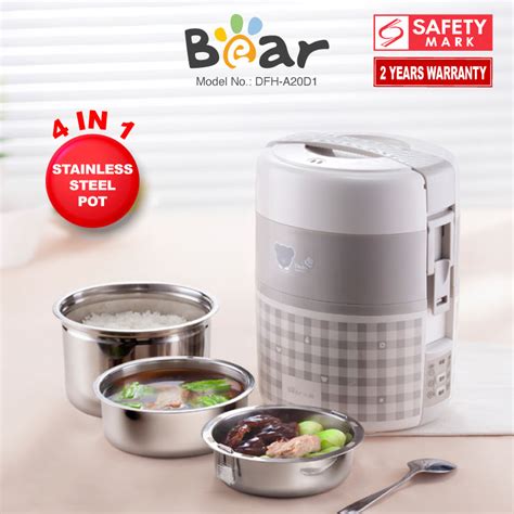 bear electric lunch box dfh a20d1|Bear Digital Lunch box 4 in 1 Heating 2.0L Electric .